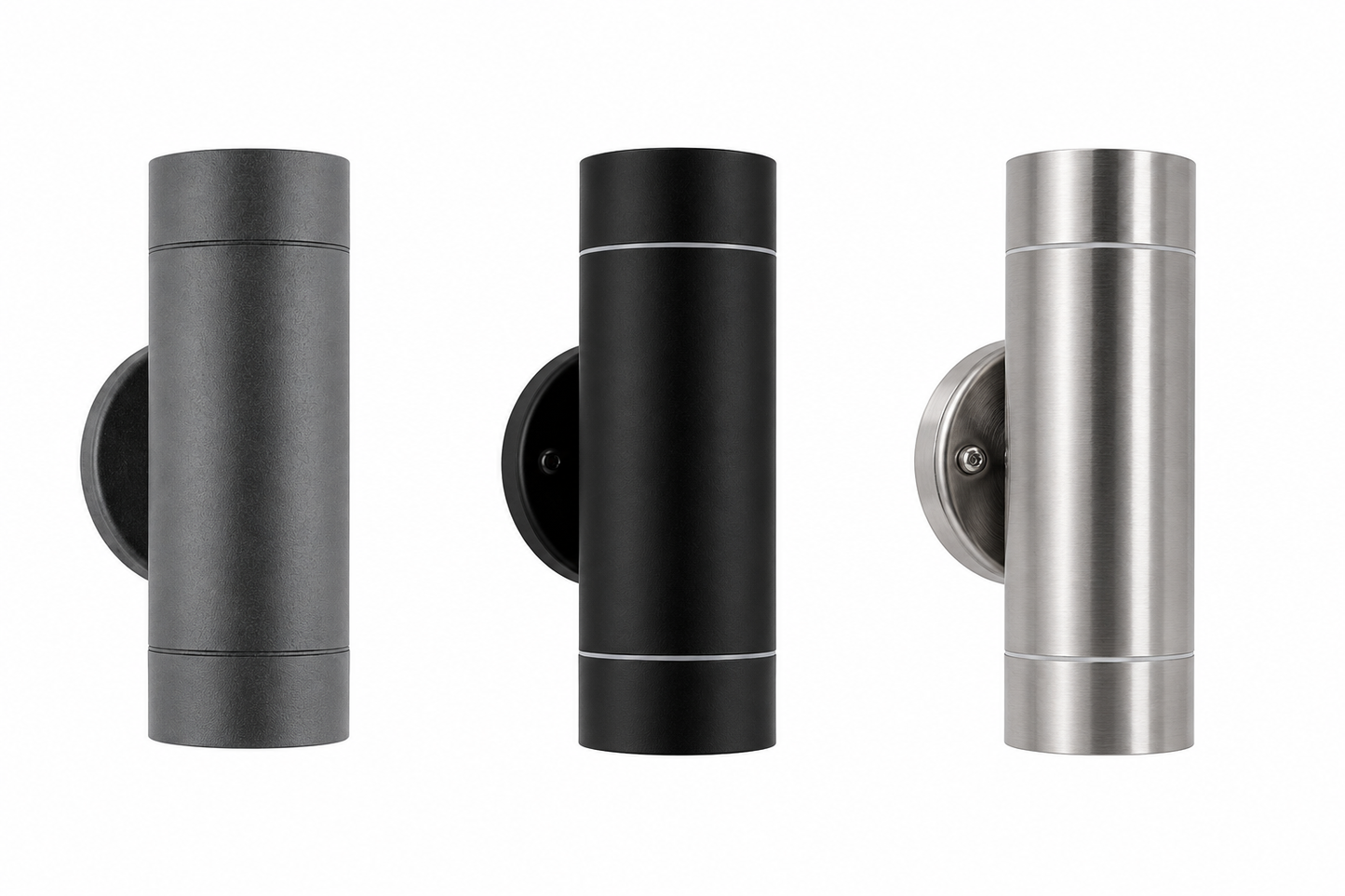 GU10 Outdoor Wall Light Up & Down IP44 Stainless Steel | Baxton