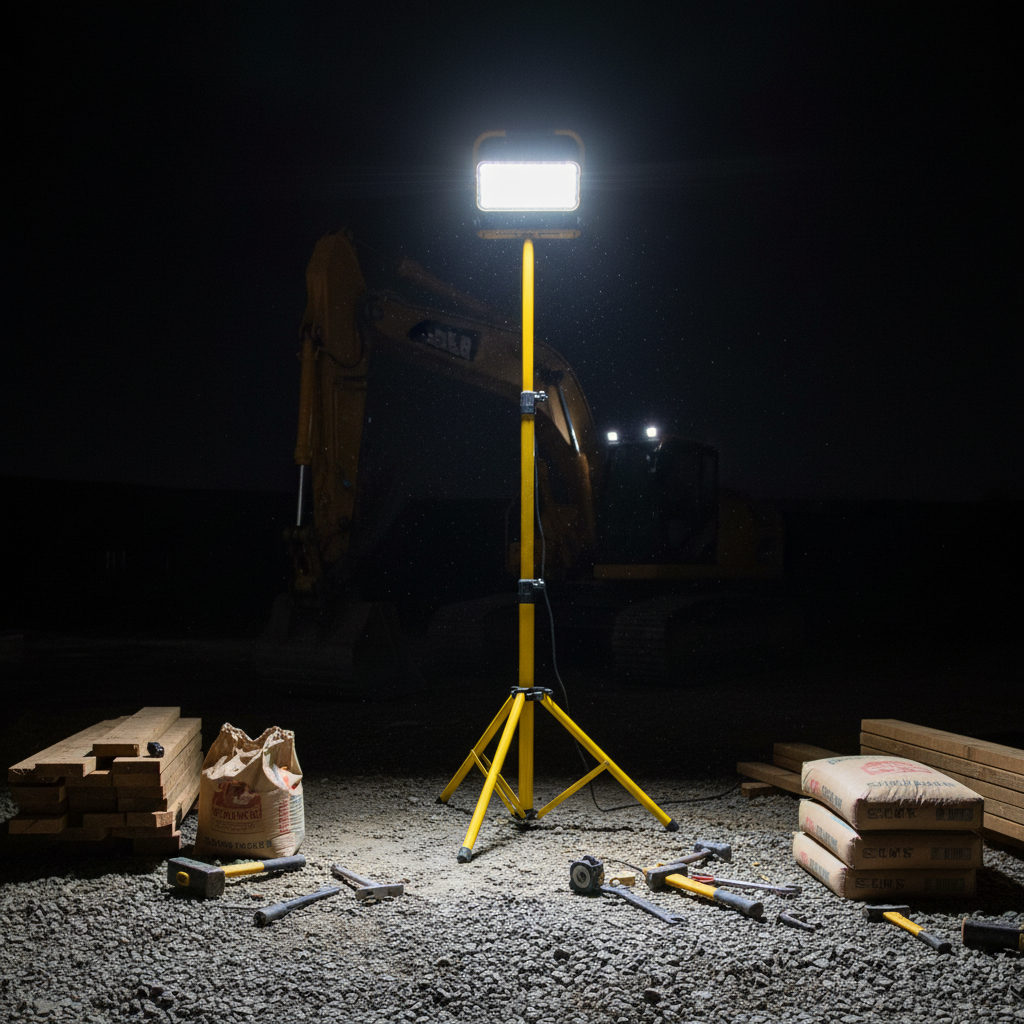 Baxton Rechargeable LED Work Light 1500lm USB-C Power Bank IP65 Portable Site Light