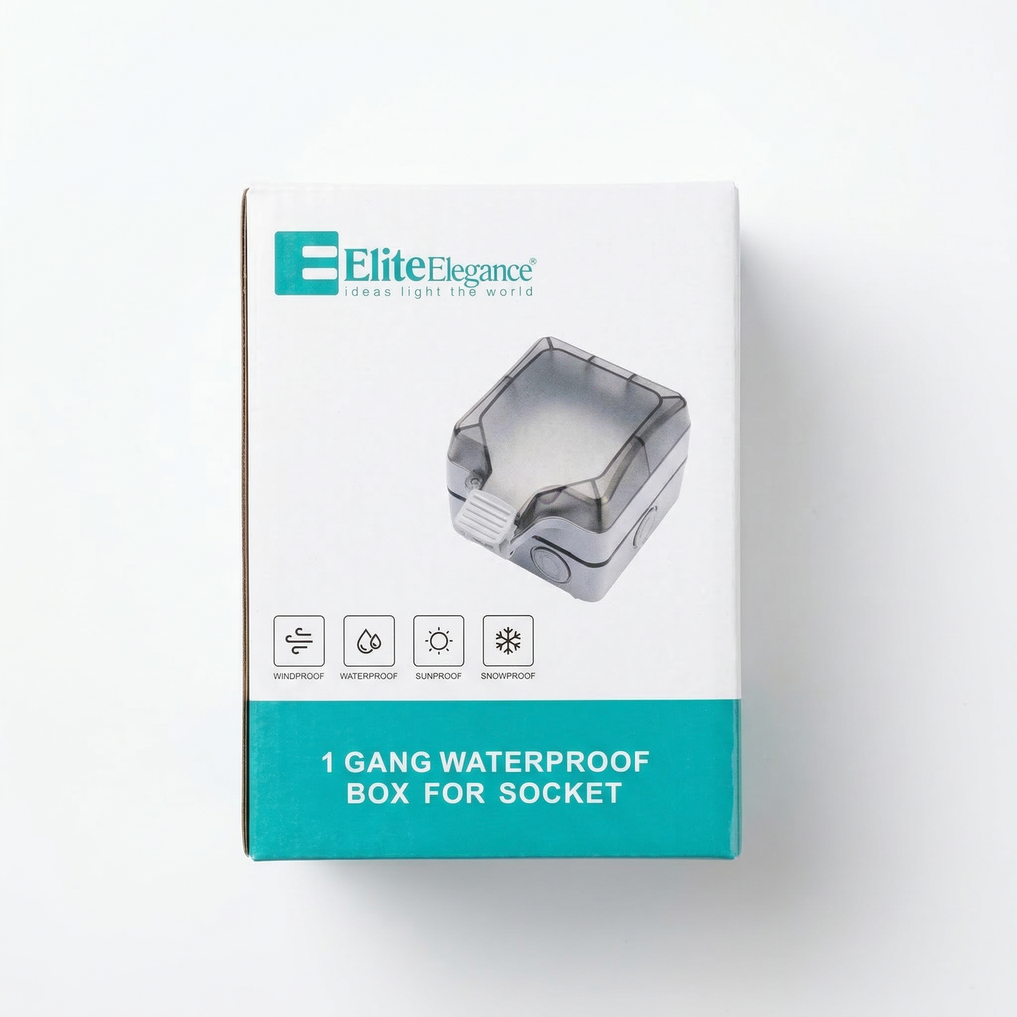 Elite Elegance Waterproof Outdoor Socket IP66 – 1 Gang Switched 13A