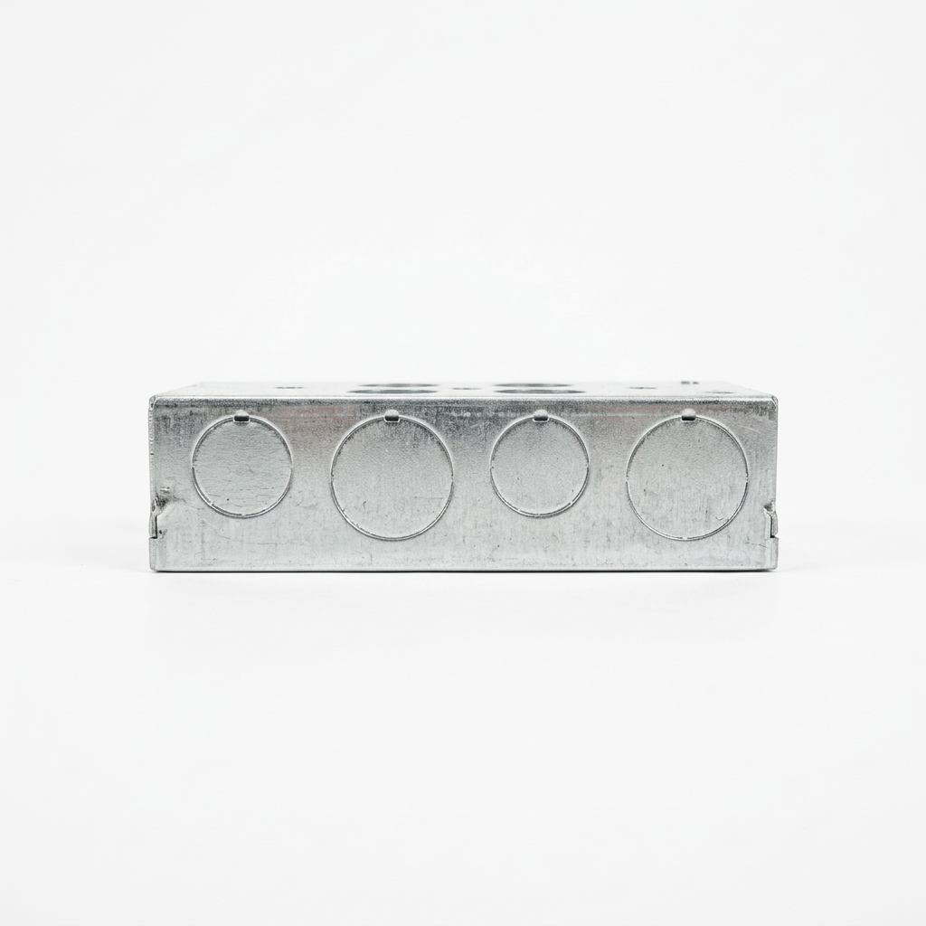 50 Pack 2 Gang Metal Back Boxes 25mm Adjustable Lug | Elite Elegance