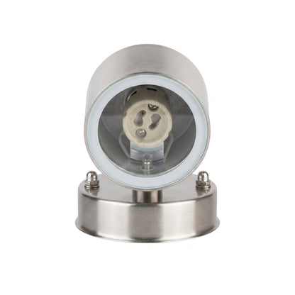GU10 Outdoor Wall Light Downlight IP44 Stainless Steel | Baxton