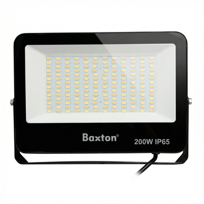 Baxton 200W LED Floodlight 3CCT (3000K 4000K 6500K) IP65 Outdoor Light