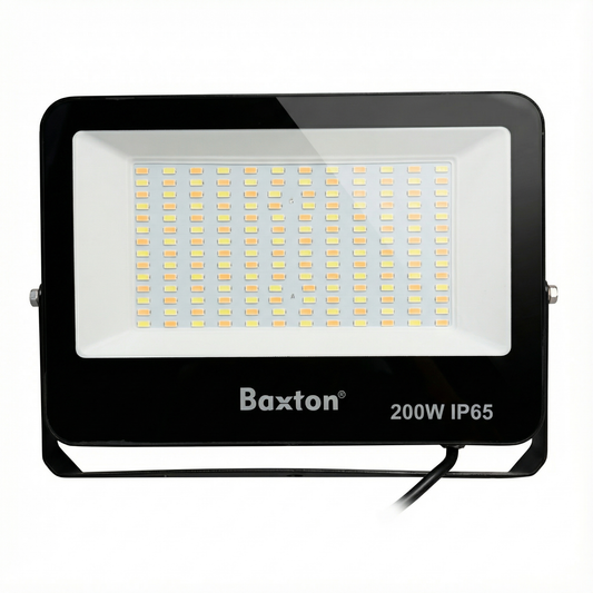 Baxton 200W LED Floodlight 3CCT (3000K 4000K 6500K) IP65 Outdoor Light