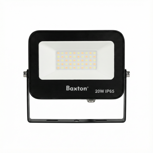 Baxton 20W LED Floodlight 3CCT (3000K 4000K 6500K) IP65 Outdoor Light