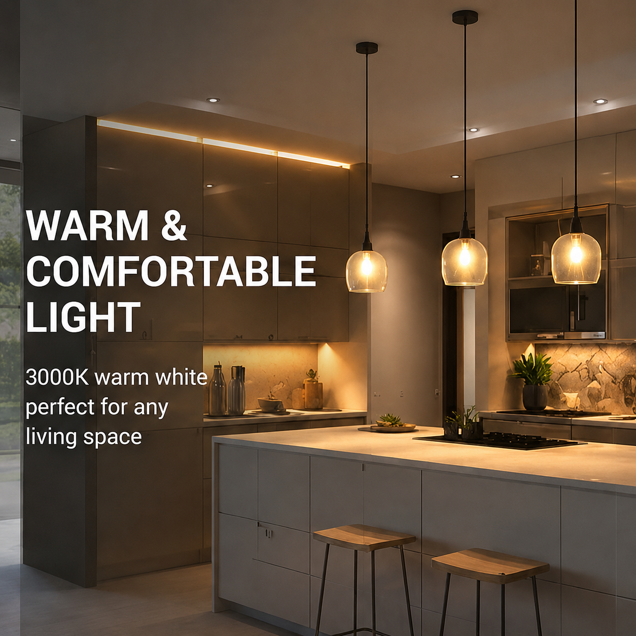 Baxton 10 Pack G9 LED Light Bulbs 3.5W Warm White 3000K Non Dimmable