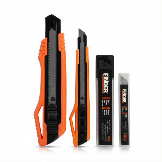 4-Piece Utility Knife & Blade Set  (9mm & 18mm)