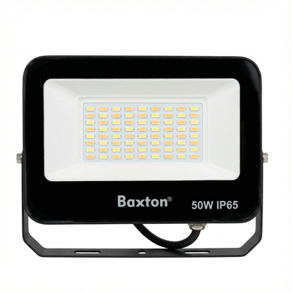 Baxton 50W LED Floodlight 3CCT (3000K 4000K 6500K) IP65 Outdoor Light