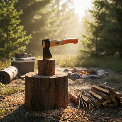 600g Axe with Wooden Handle