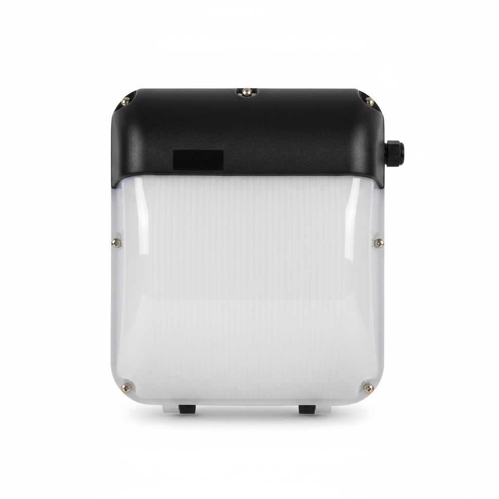 30W LED Commercial Bulkhead Light With Photocell Sensor 4000k IP65 Black | Baxton