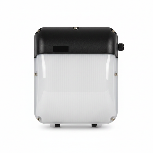30W LED Commercial Bulkhead Light With Photocell Sensor 4000k IP65 Black | Baxton