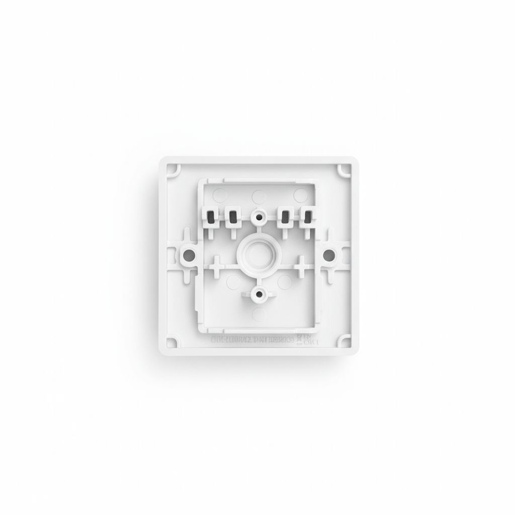 1 Gang Blank Plate White | Elite Elegance
