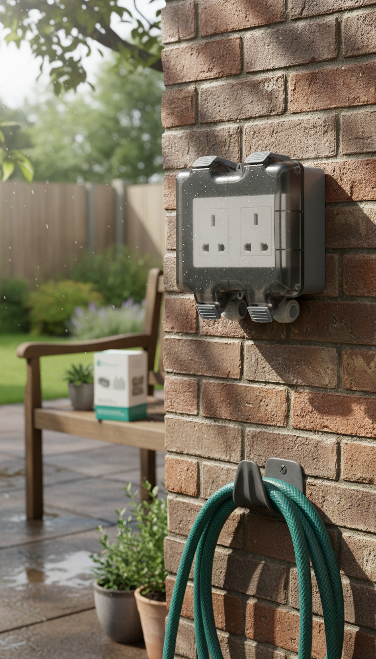 Elite Elegance Waterproof Outdoor Socket IP66 – 1 Gang / 2 Gang Switched 13A