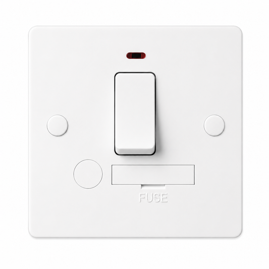 13A Switched Fused Spur With Neon White | Elite Elegance