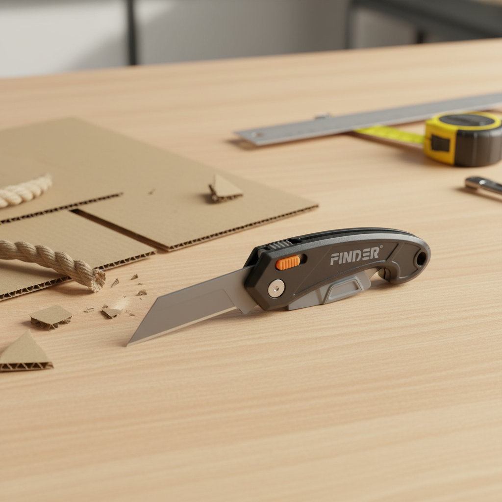 Finder Folding Utility Knife  (160mm)