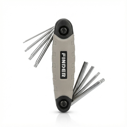 Finder 8pcs Folding Torx Key Set (T9–T40)