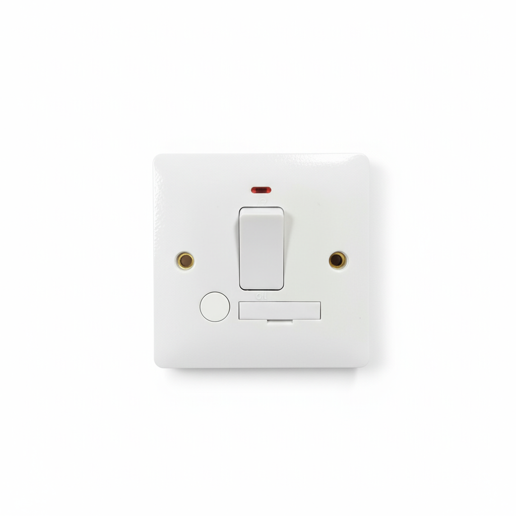 13A Switched Fused Spur With Neon White | Elite Elegance