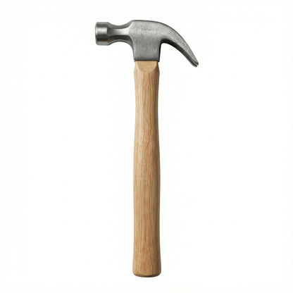 Finder 8oz Claw Hammer with Wooden Handle