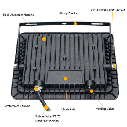 Baxton LED Floodlight 20w-200w (3CCT)