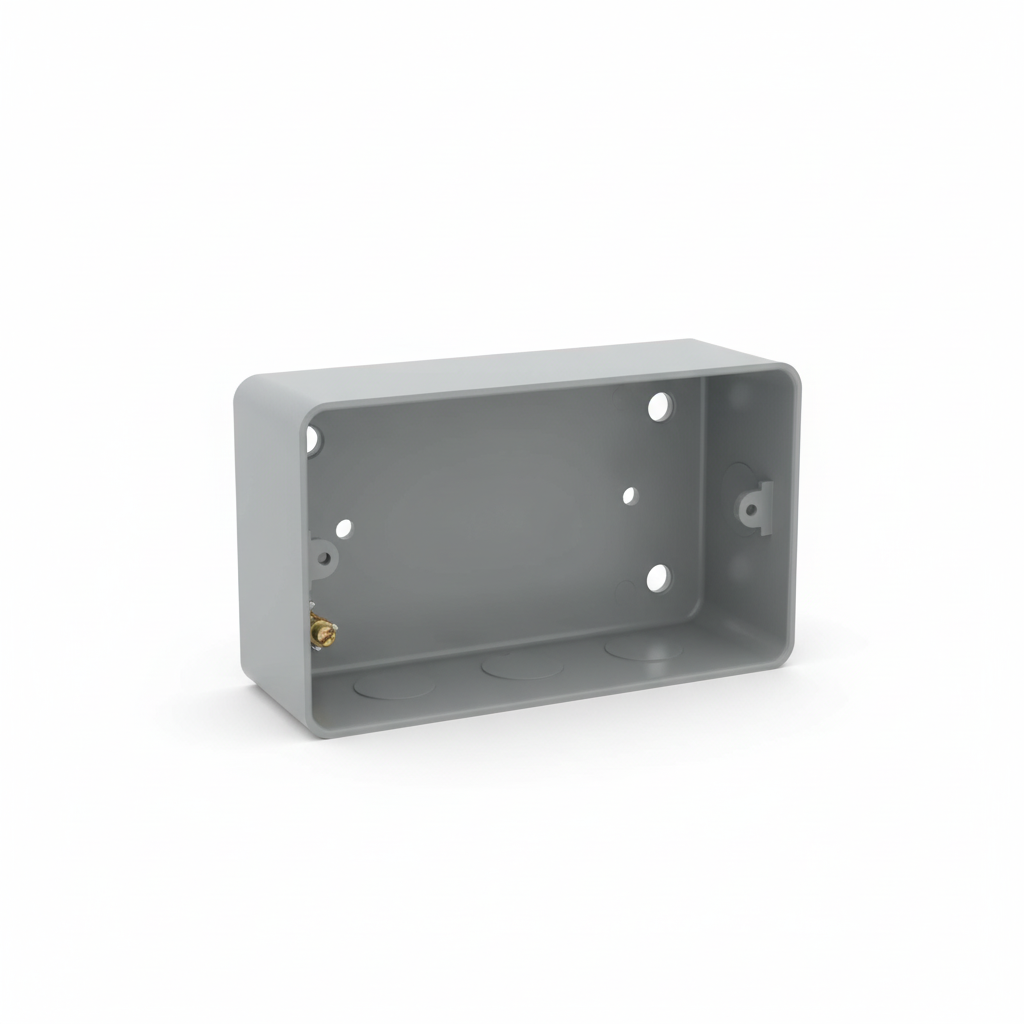 13A 2 Gang Metal Clad Switched Socket DP | Elite Elegance