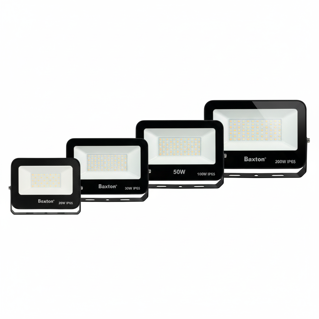 Baxton 200W LED Floodlight 3CCT (3000K 4000K 6500K) IP65 Outdoor Light