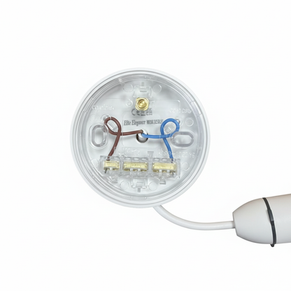 Elite Elegance B22 Pendant Set White T2 150mm (6”)