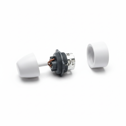 Elite Elegance B22 Pendant Set White T2 150mm (6”)