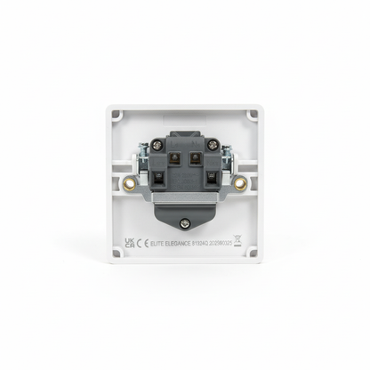 20A Double Pole Switch With Neon White | Elite Elegance