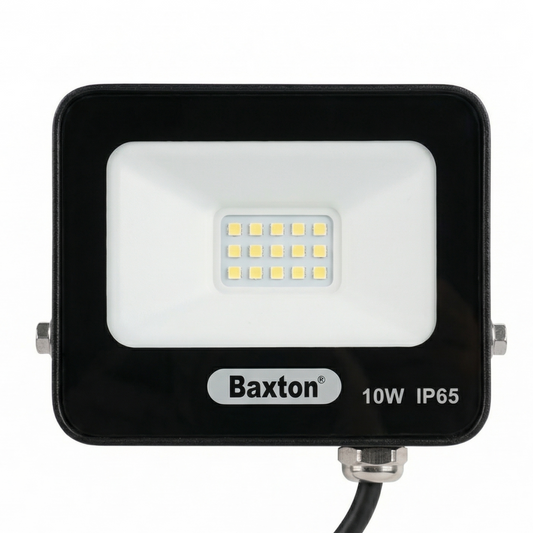 Baxton 10W LED Floodlight – 6500K Daylight White, IP65 - Baxton