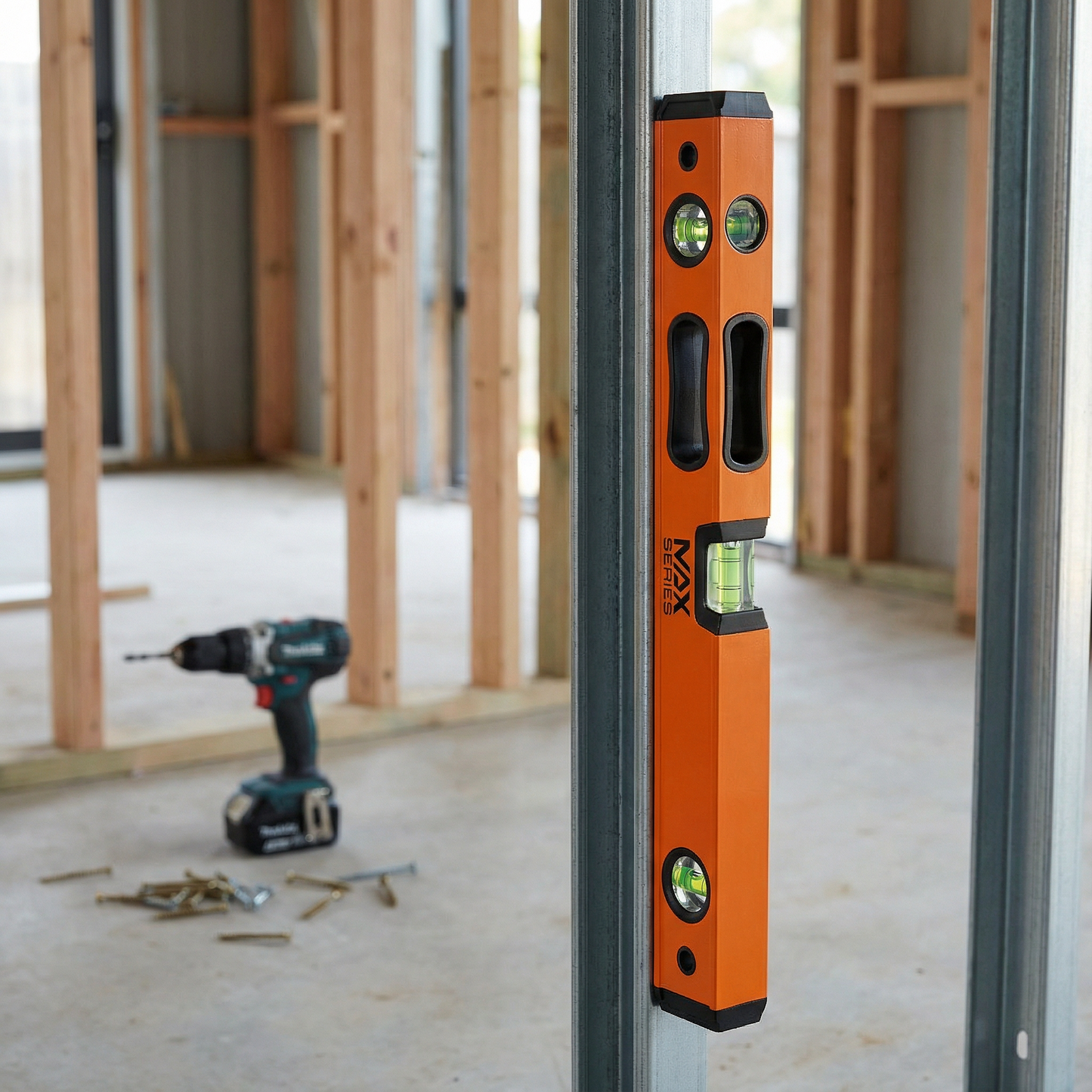 Finder Magnetic Spirit Level | 1m 1.5m 2m | Heavy Duty Level | Trade & DIY