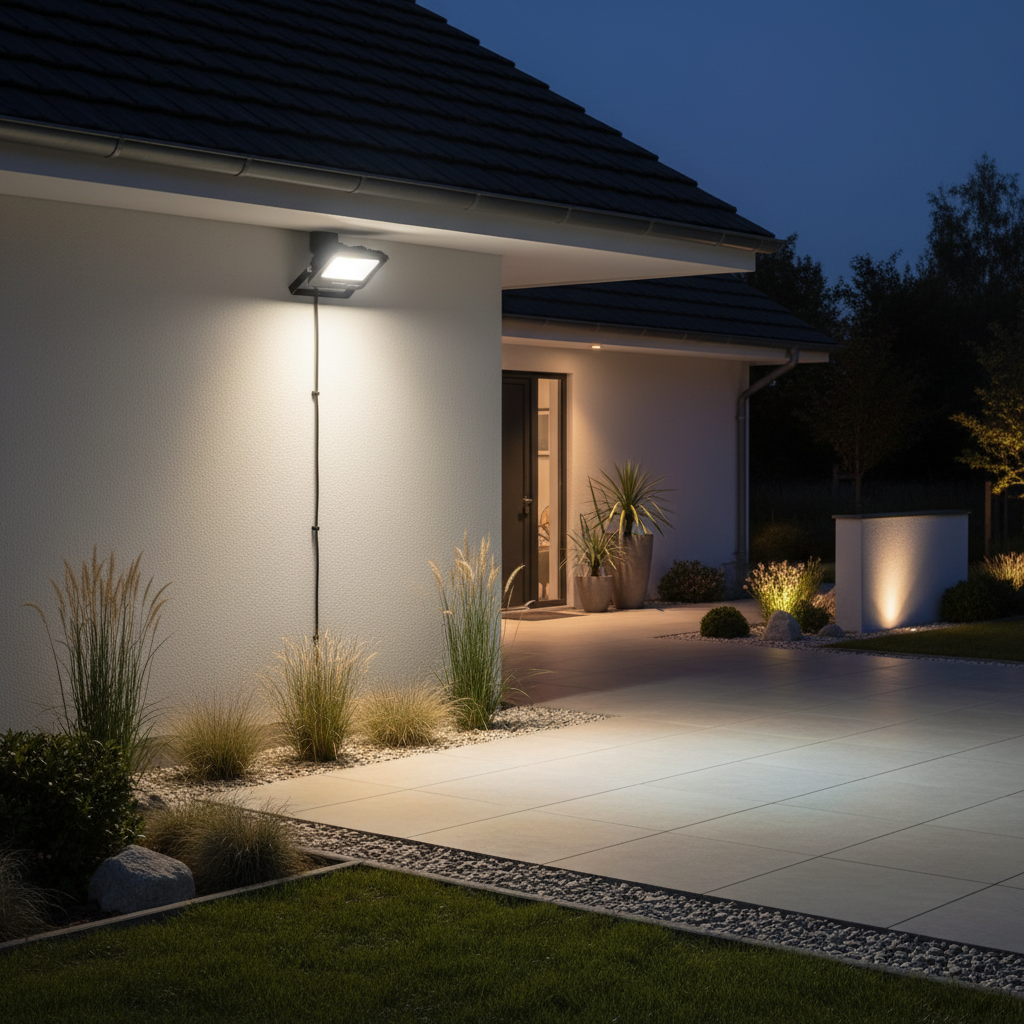 Baxton 200W LED Floodlight 3CCT (3000K 4000K 6500K) IP65 Outdoor Light