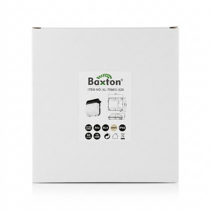 20W LED Commercial Bulkhead Light With Photocell Sensor 4000k IP65 Black | Baxton