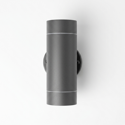 GU10 Outdoor Wall Light Up & Down IP44 Grey | Baxton