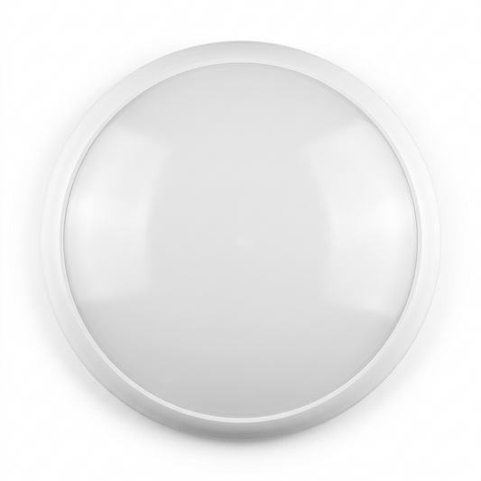 Baxton 16W LED Bulkhead Light 3CCT IP54 Microwave Sensor White