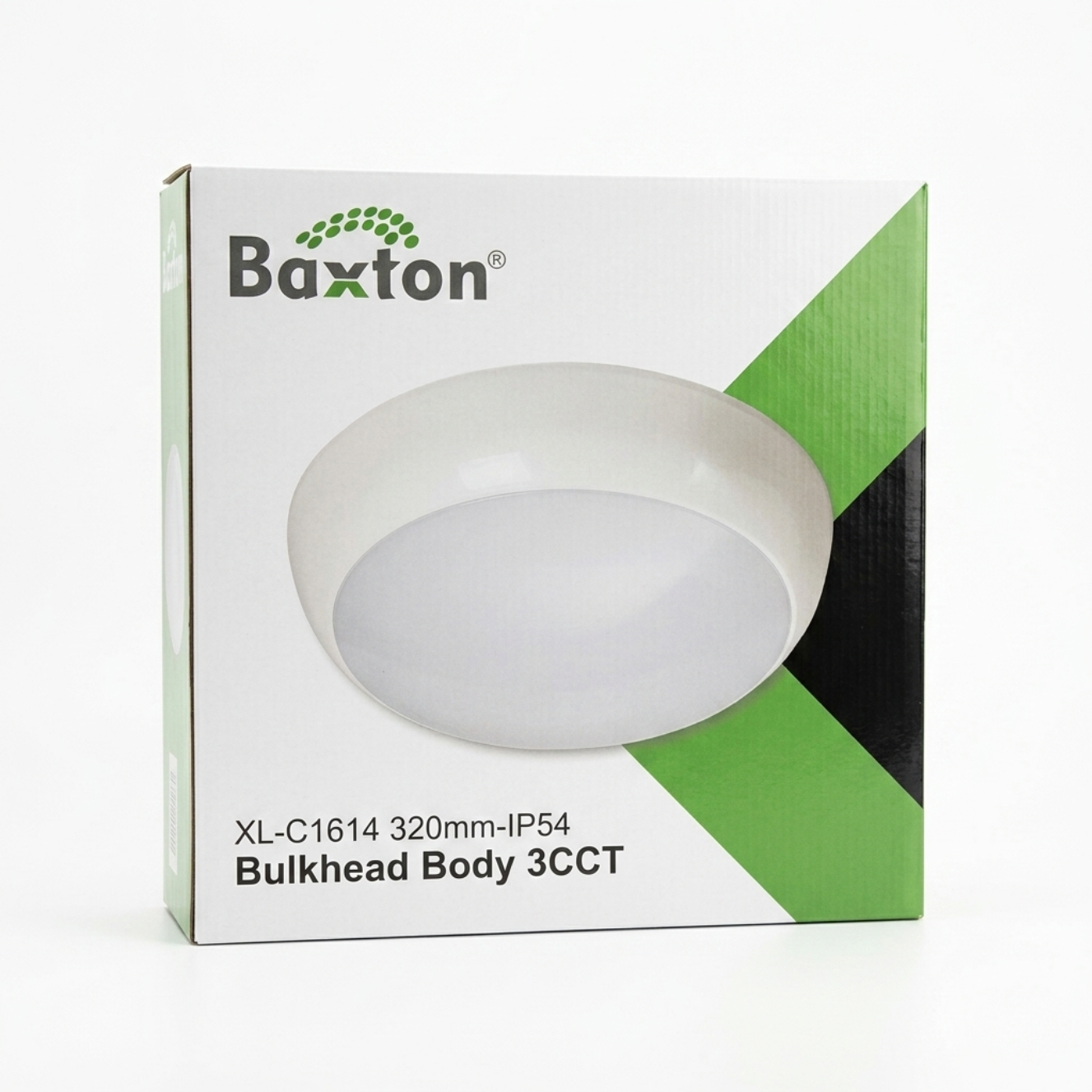 Baxton 16W LED Bulkhead Light 3CCT IP54 White