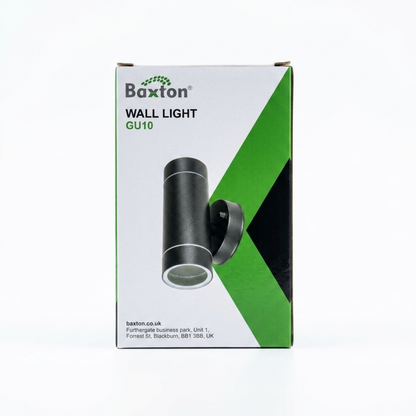 GU10 Outdoor Wall Light Up & Down IP44 Grey | Baxton