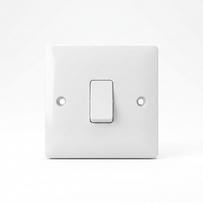 Elite Elegance Intermediate Light Switch 10AX White – Trade Carton (50 Pack)