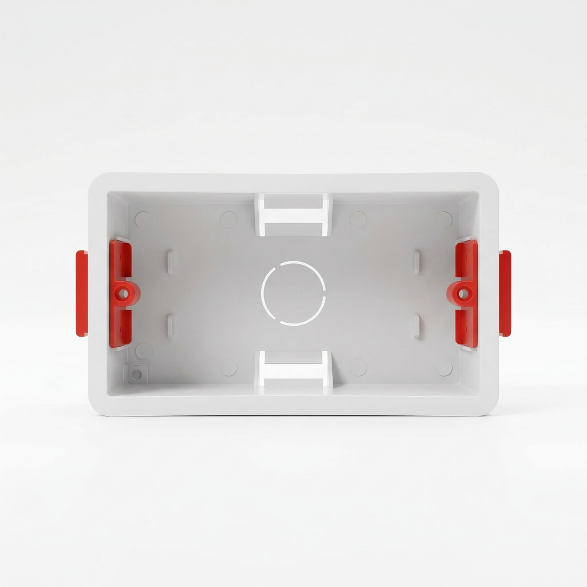 Elite Elegance 2 Gang Dry Lining Back Box 38mm Knockout Pattress Box