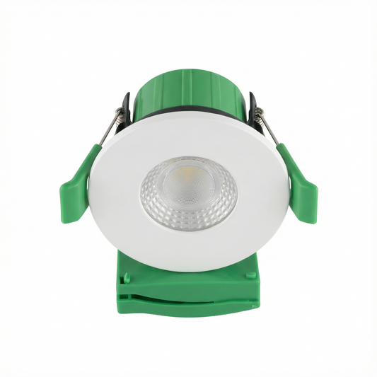 Baxton LED Fire-Rated Push-Fit Downlight (5.5/7.5w, 3CCT, Dimmable) IP65