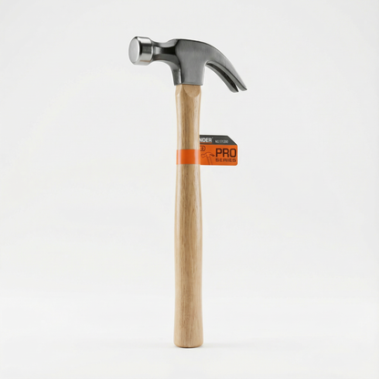 Finder 8oz Claw Hammer with Wooden Handle