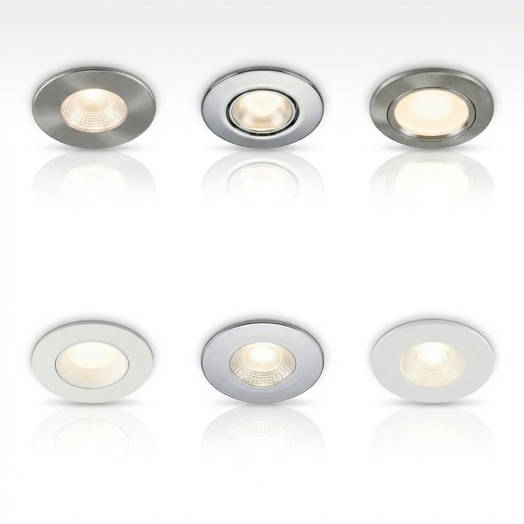 Baxton GU10 Fire-Rated Push-Fit Downlight