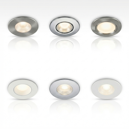 Baxton GU10 Fire-Rated Push-Fit Downlight
