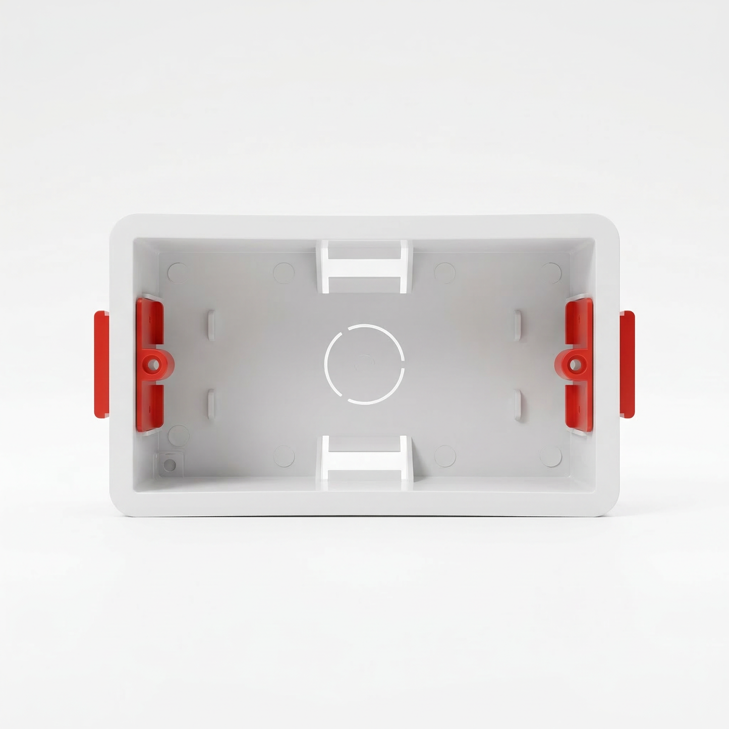 Elite Elegance 2 Gang Dry Lining Back Box 38mm Knockout Pattress Box