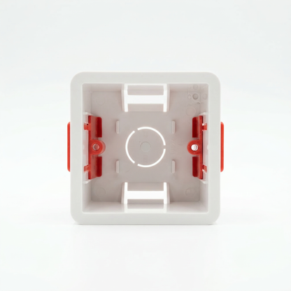 Elite Elegance 1 Gang Dry Lining Back Box 50mm Knockout Pattress Box