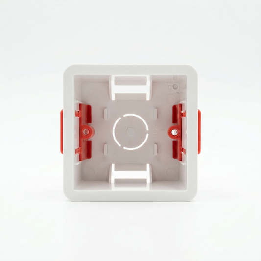 Elite Elegance 1 Gang Dry Lining Back Box 50mm Knockout Pattress Box
