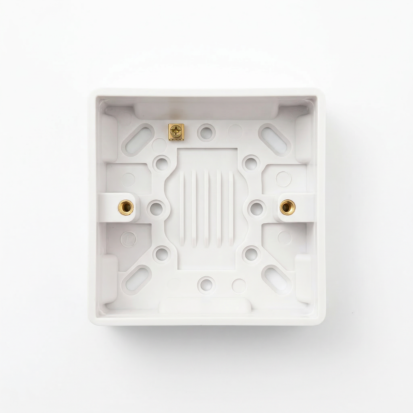 1 Gang Surface Pattress Box 25mm White | Elite Elegance