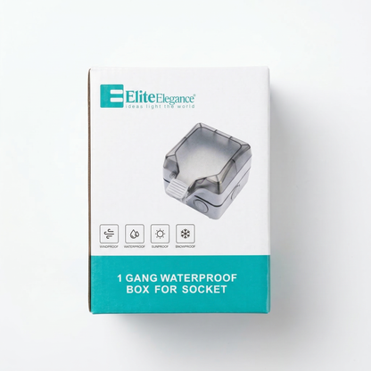 Elite Elegance Waterproof Outdoor Socket IP66 – 1 Gang / 2 Gang Switched 13A