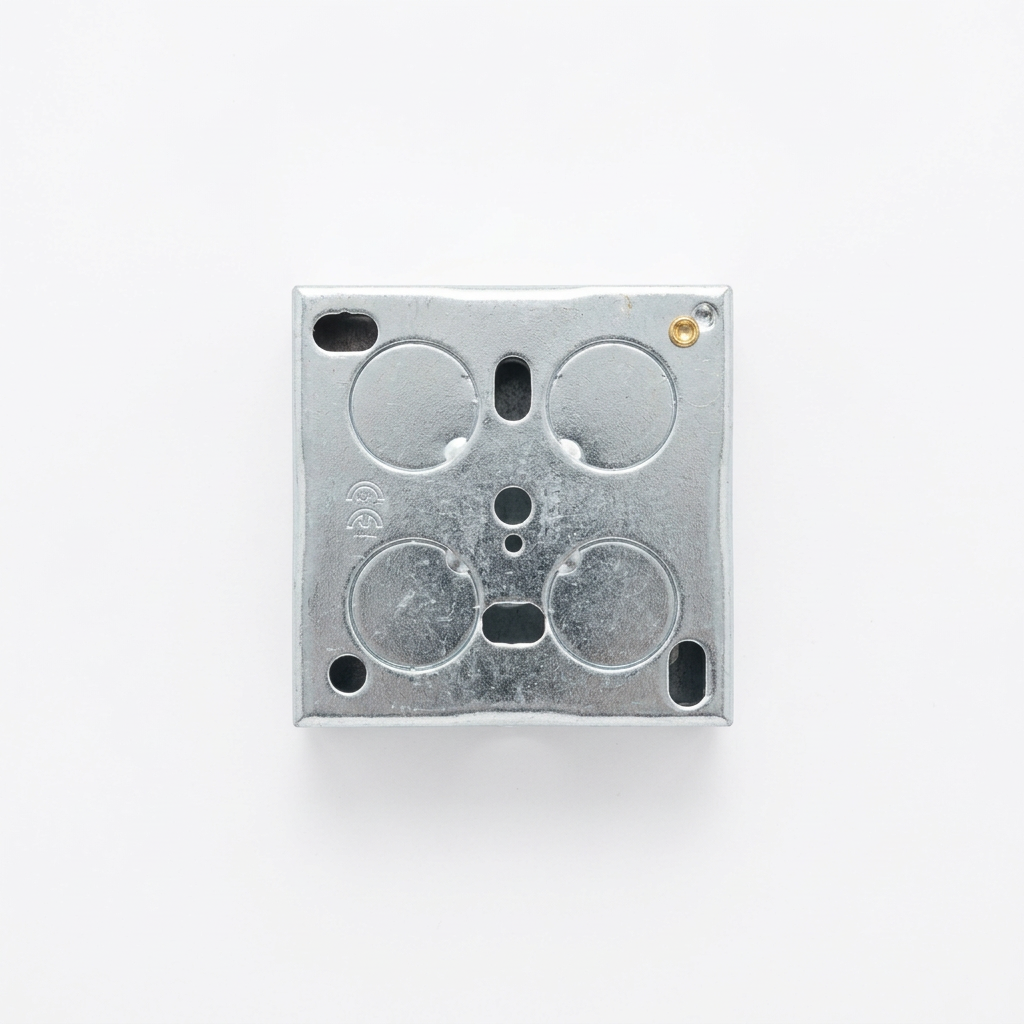 1 Gang Metal Back Box 25mm Adjustable Lug | Elite Elegance