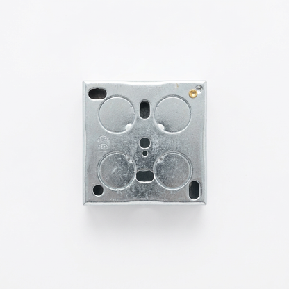 1 Gang Metal Back Box 25mm Adjustable Lug | Elite Elegance