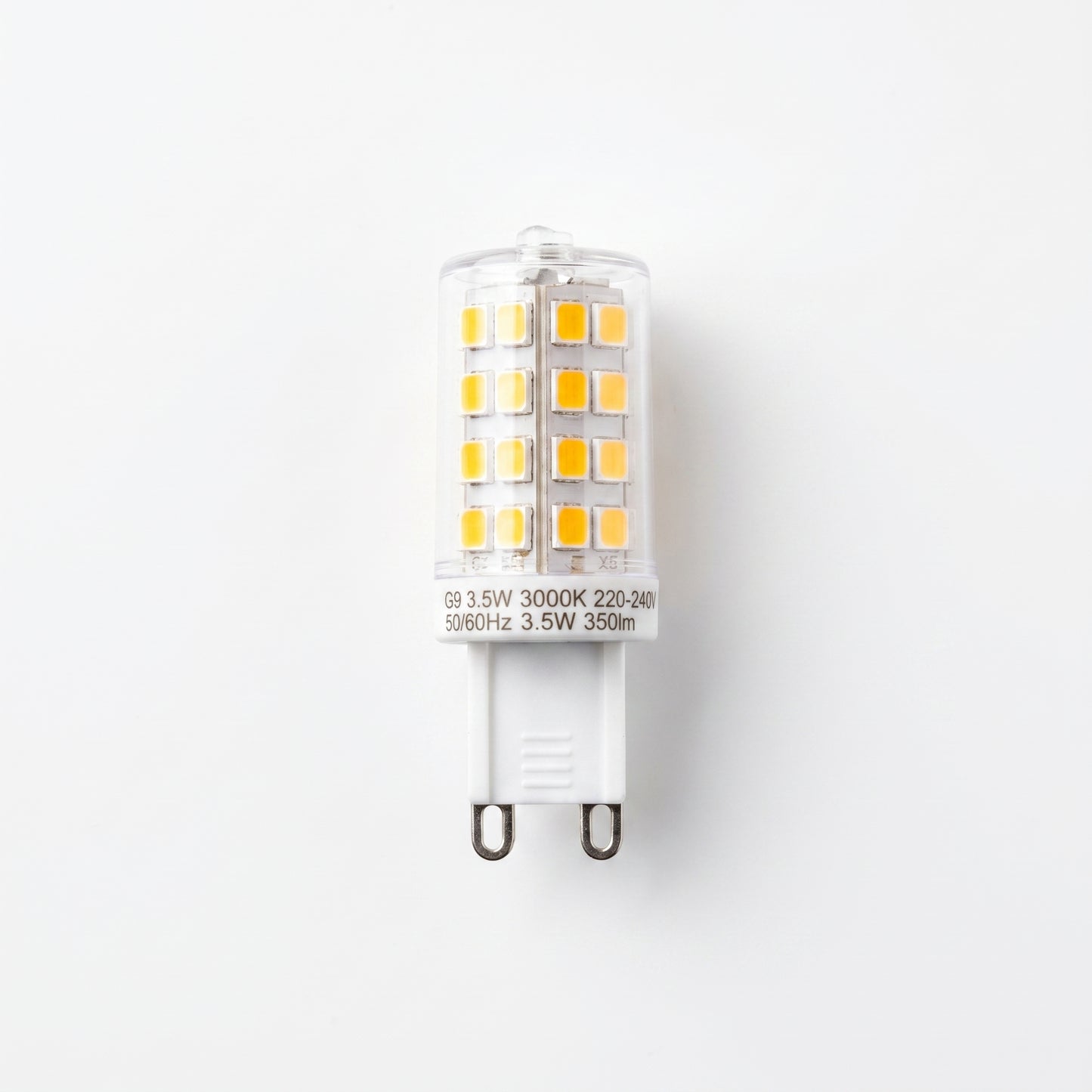 Baxton 10 Pack G9 LED Light Bulbs 3.5W Warm White 3000K Non Dimmable