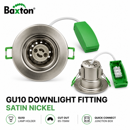 Baxton Essential Fire Rated GU10 Downlight White